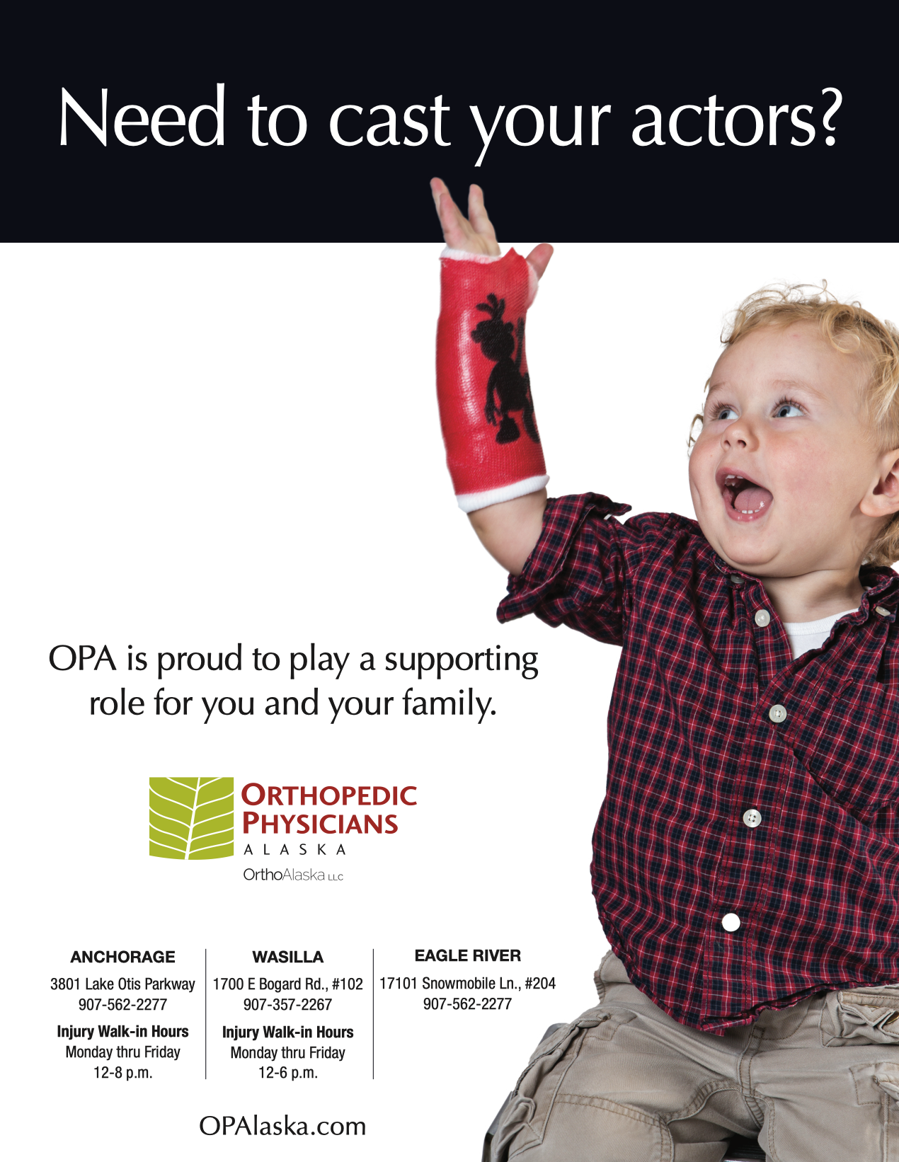 Program ad sample. Headline: