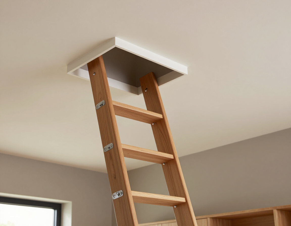 Fitted loft ladder and hatch