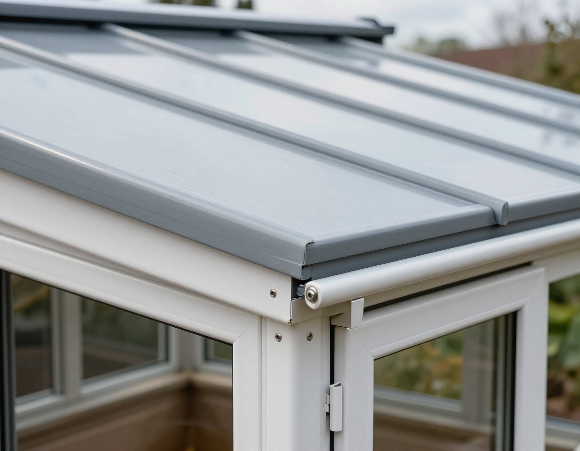 Installed solid panel conservatory roof exterior