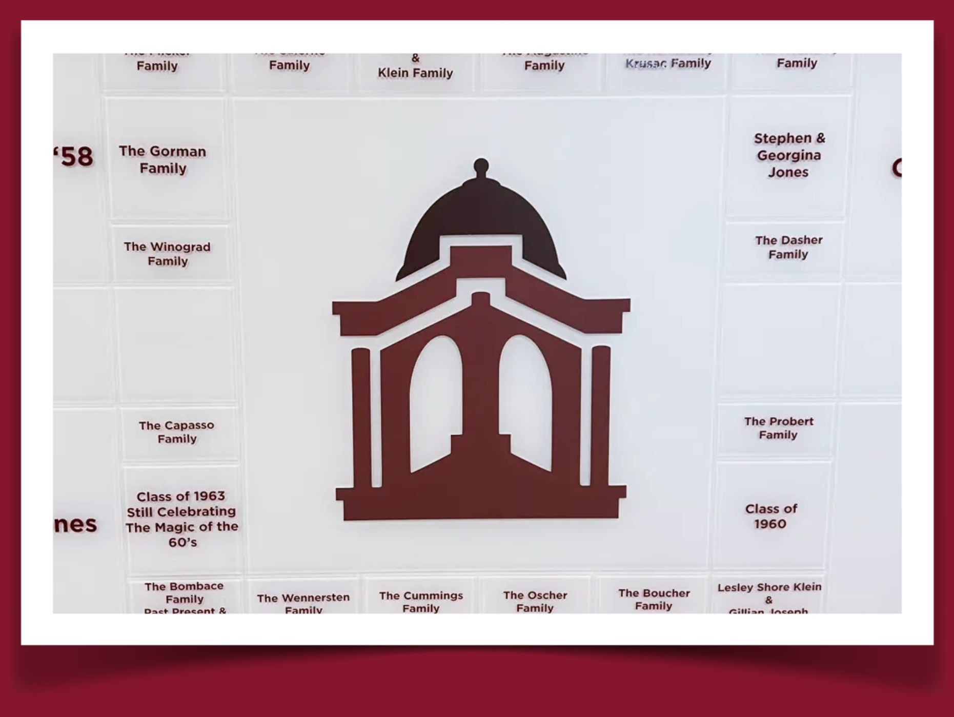 Ways to Support: RHS Donor Wall