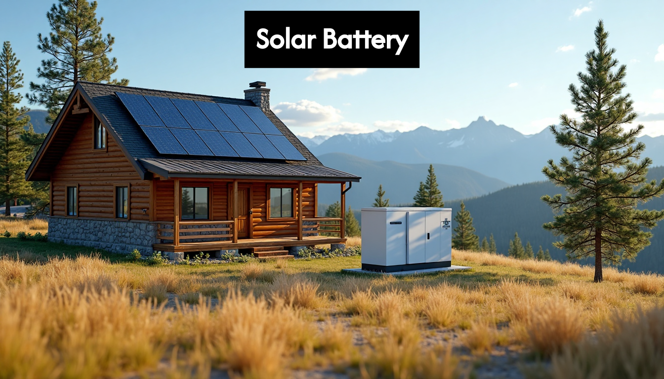 Solar panels and battery storage Montana, Montana Solar Panels and Battery Storage