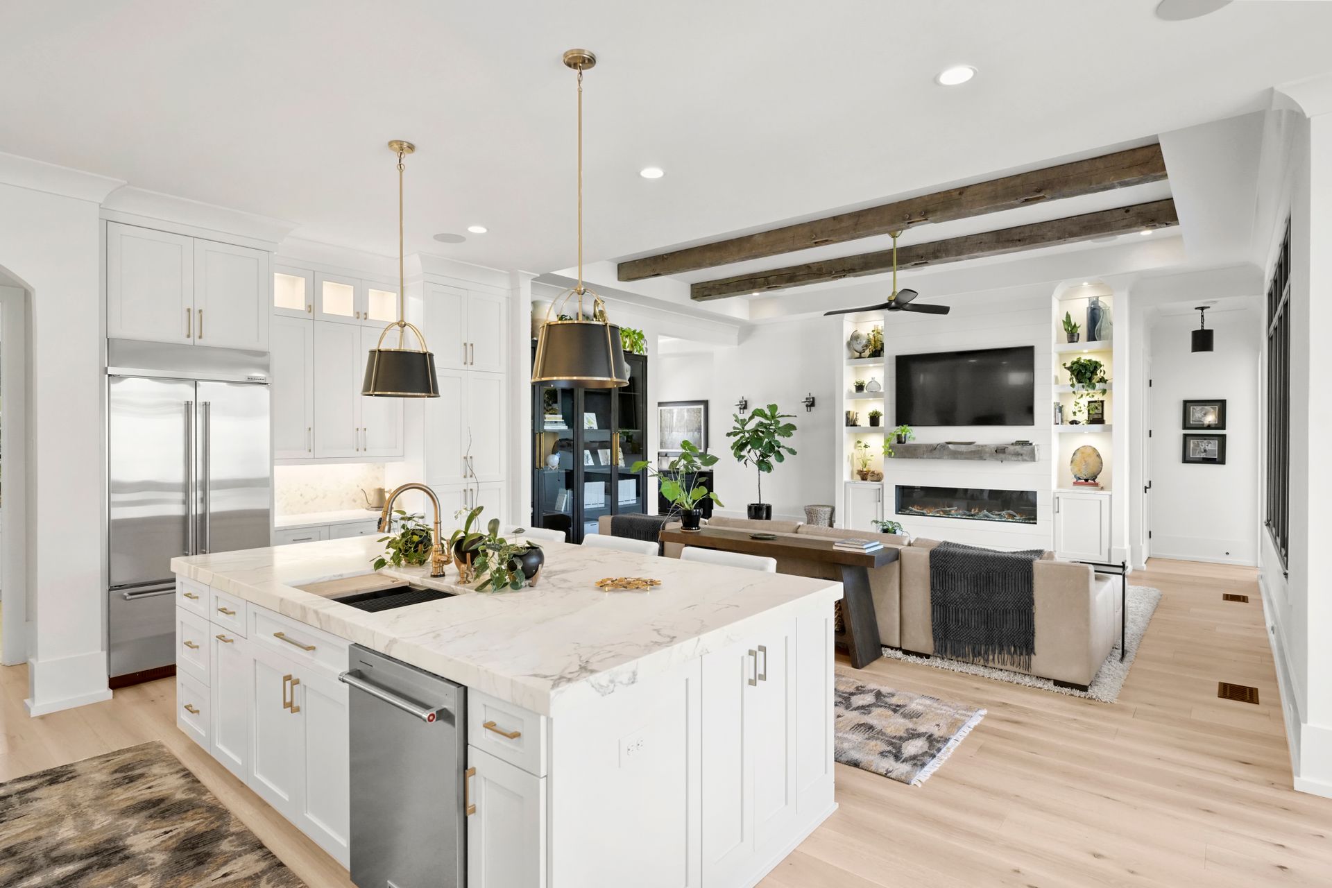 Beautiful Different Angle of Modern Kitchen — Charlotte, NC — Harland Building Group