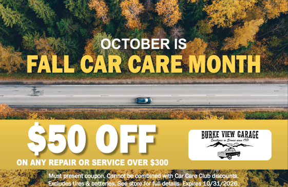 October Special | Burke View Garage