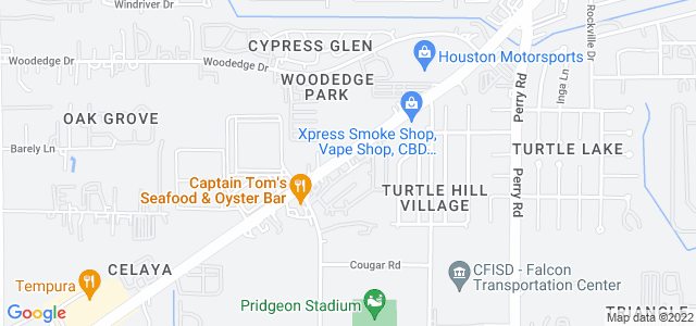 Map of business location