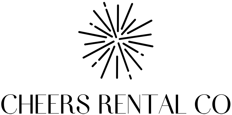 Cheers Rental Co. logo with a black starburst icon above the company name