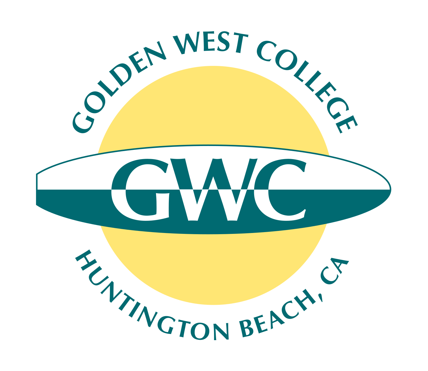 Golden West College logo: teal 