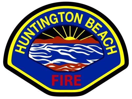 The logo for the huntington beach fire department