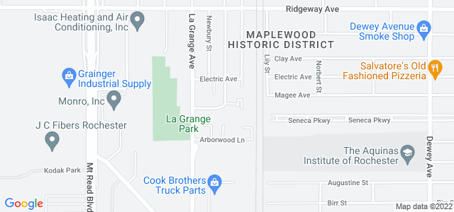 Map of business location