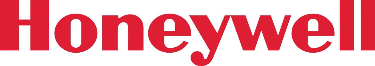 Red Honeywell wordmark logo on a white background