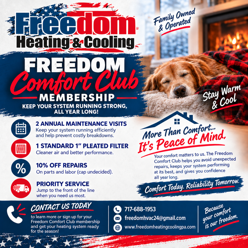 Freedom Heating and Cooling Comfort Club