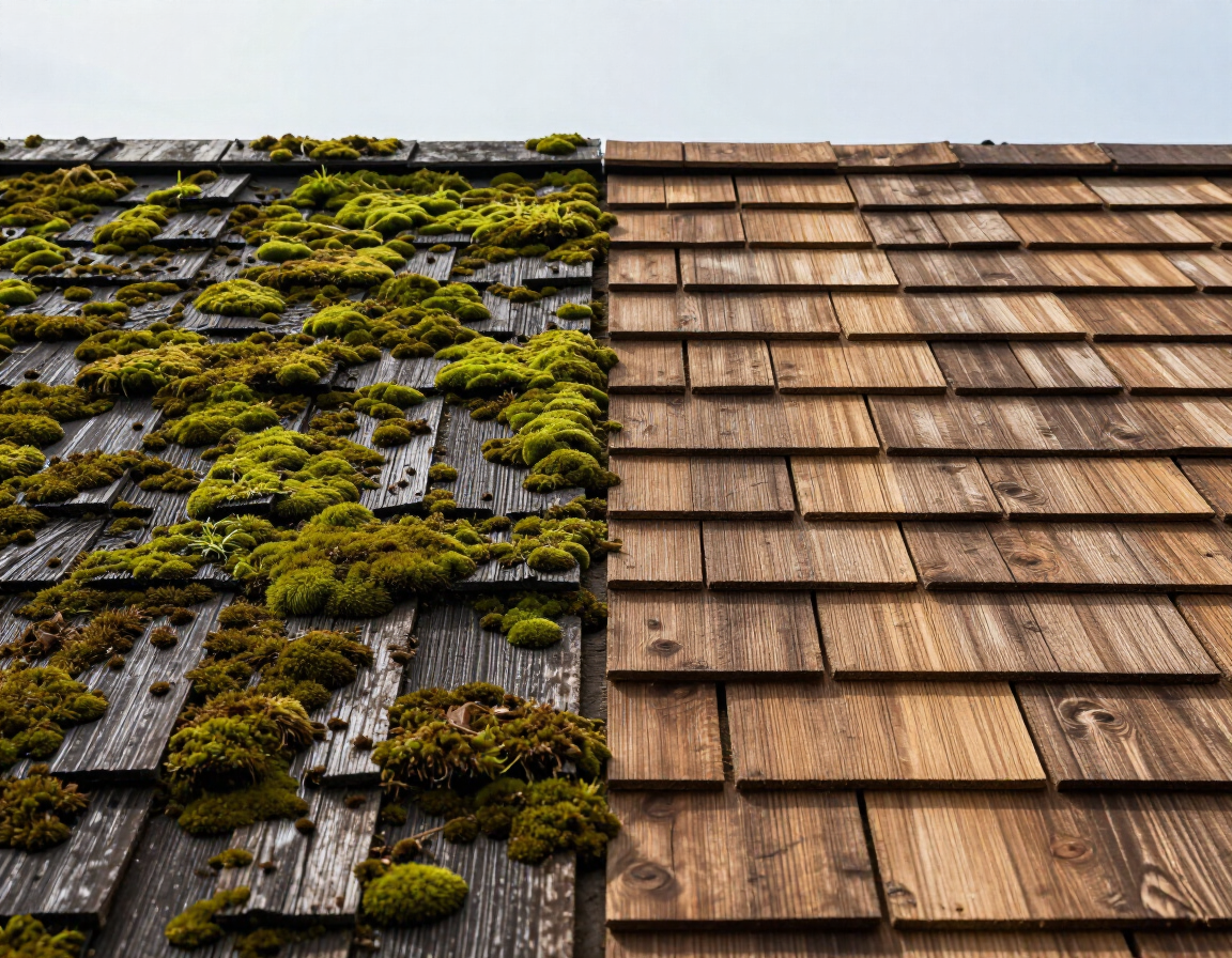 Soft washing vs pressure washing roof comparison