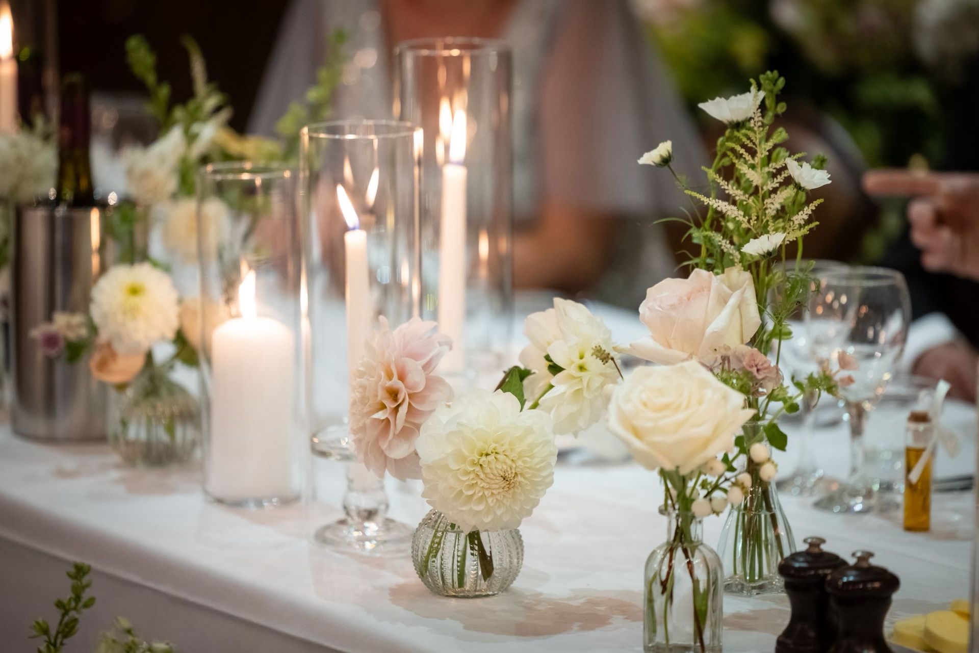 Wedding Reception Flowers by Papaver Studio