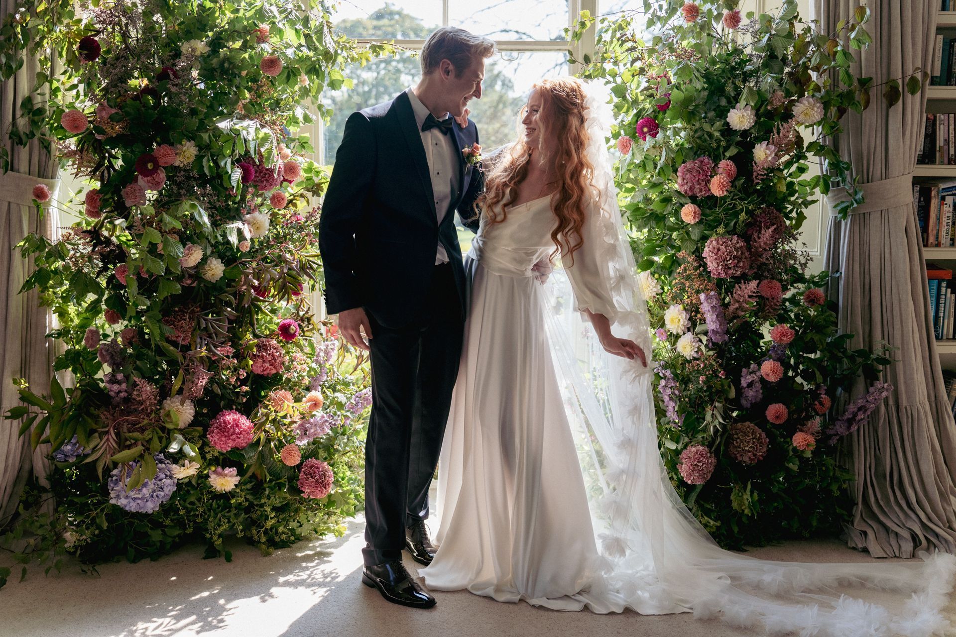 Flower Arch by Papaver Studio at Sandon Manor