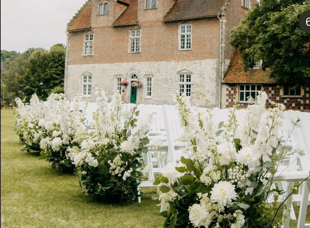 Wedding Aisle Flowers Marlow Buckinghamshire
