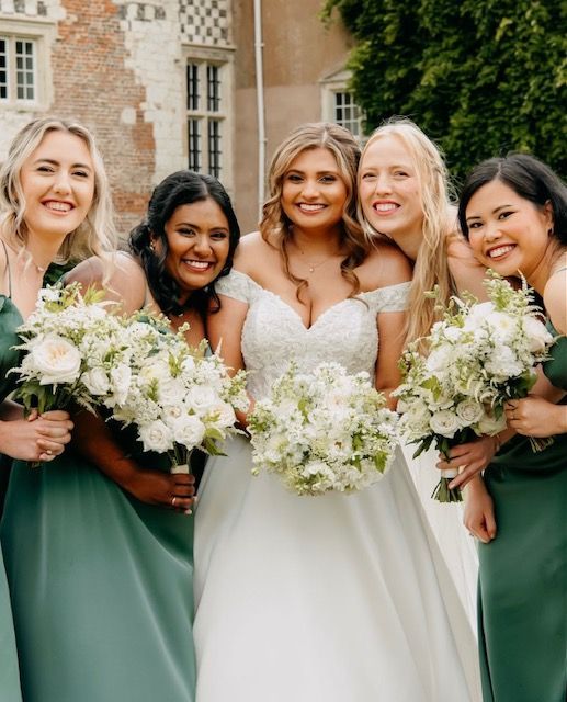 Bridal Party Bouquets by Papaver Studio Marlow Buckinghamshire
