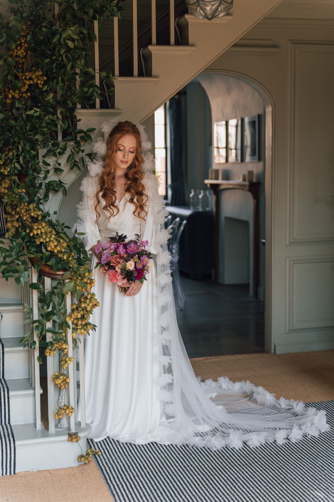 Bridal Bouquet by Papaver Studio at Sandon manor