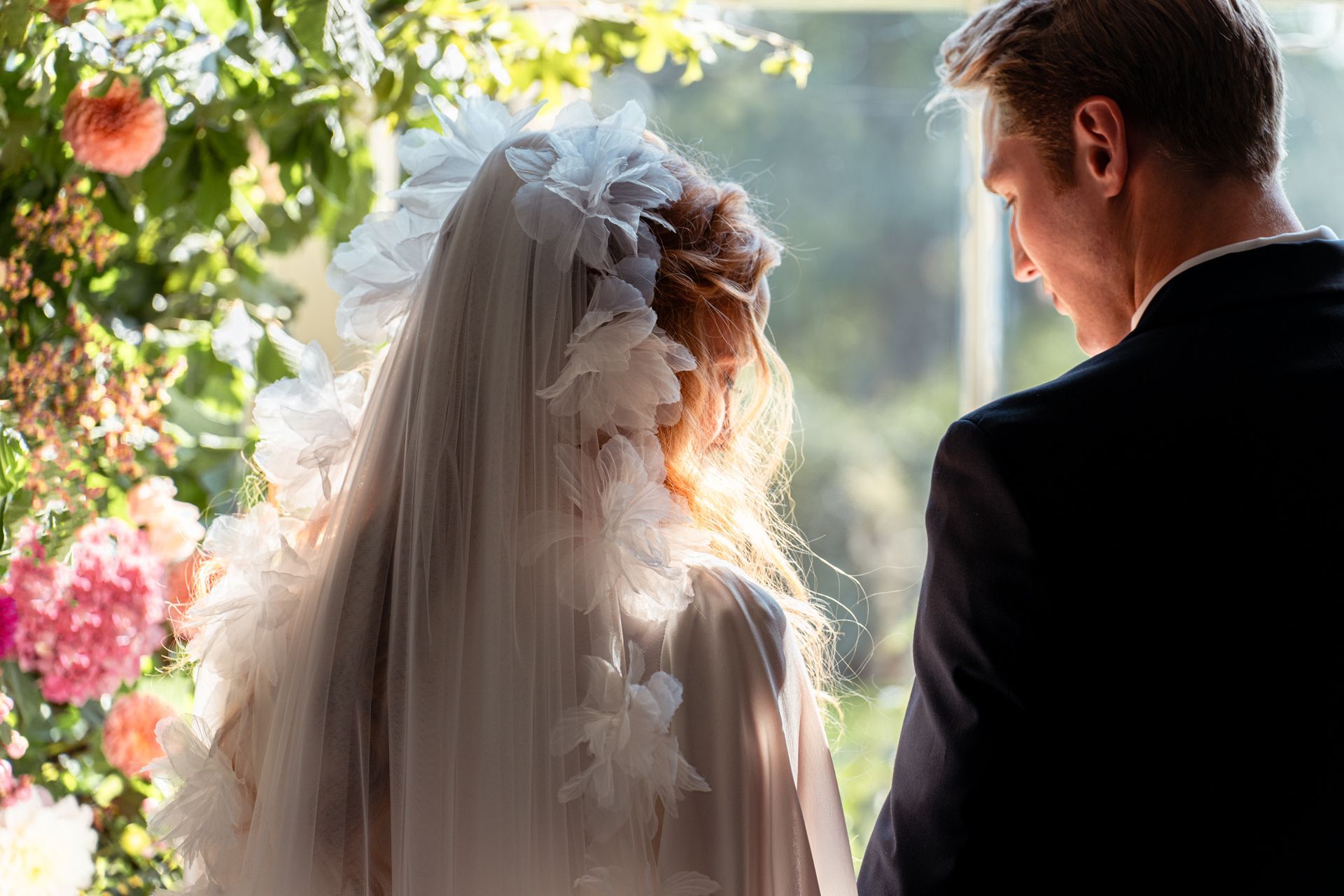 Wedding Ceremony Florals at Sandon Manor