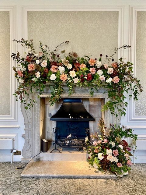 Mantle Flower Design by Papaver Studio at Horwood House