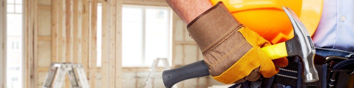 Workman with hammer