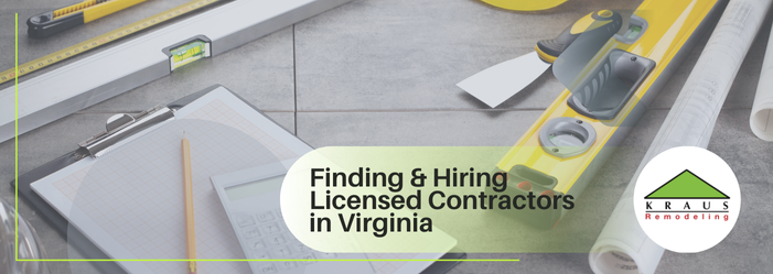 Finding & Hiring Licensed Contractors in Virginia