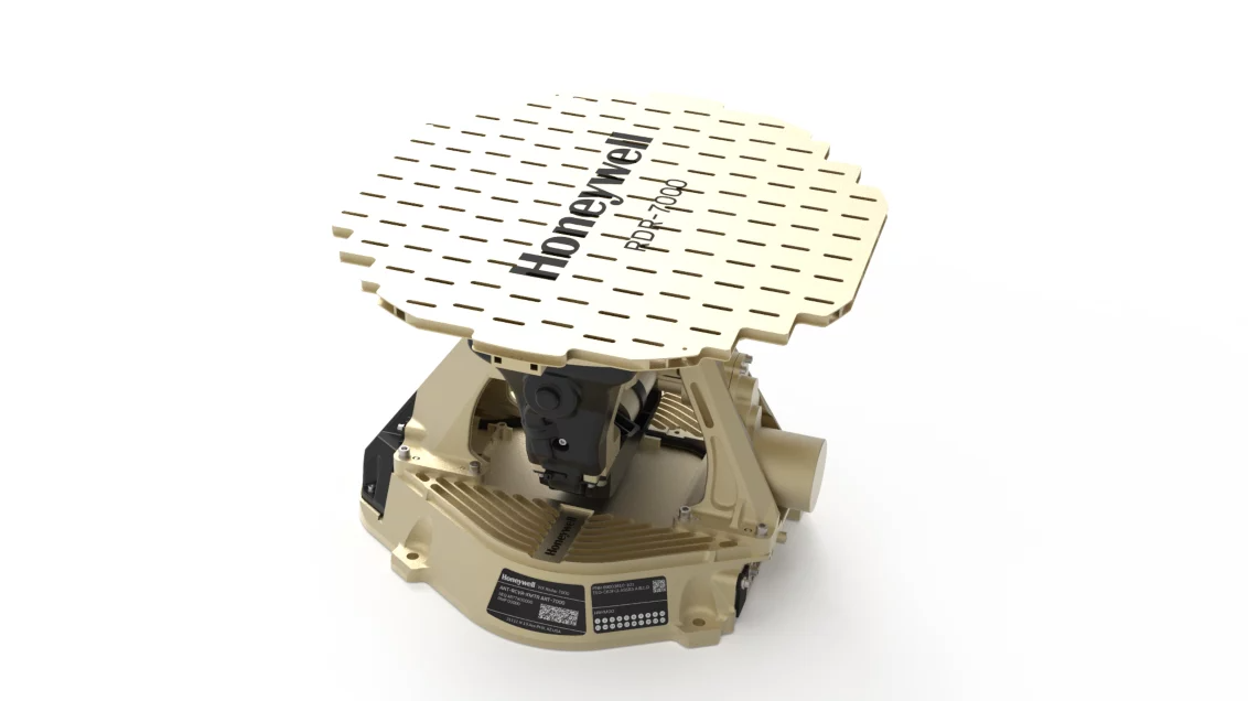 A 3d model of a satellite dish on a white background.