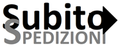 Subito Spedizioni logo in black and gray with an arrow icon