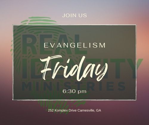 Real Identity Ministries - Evangelism banner