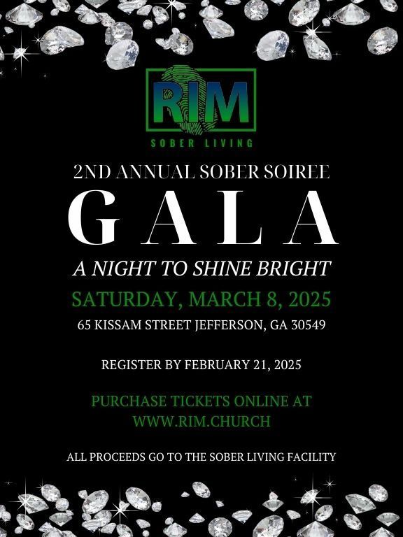 Real Identity Ministries sober soiree event banner