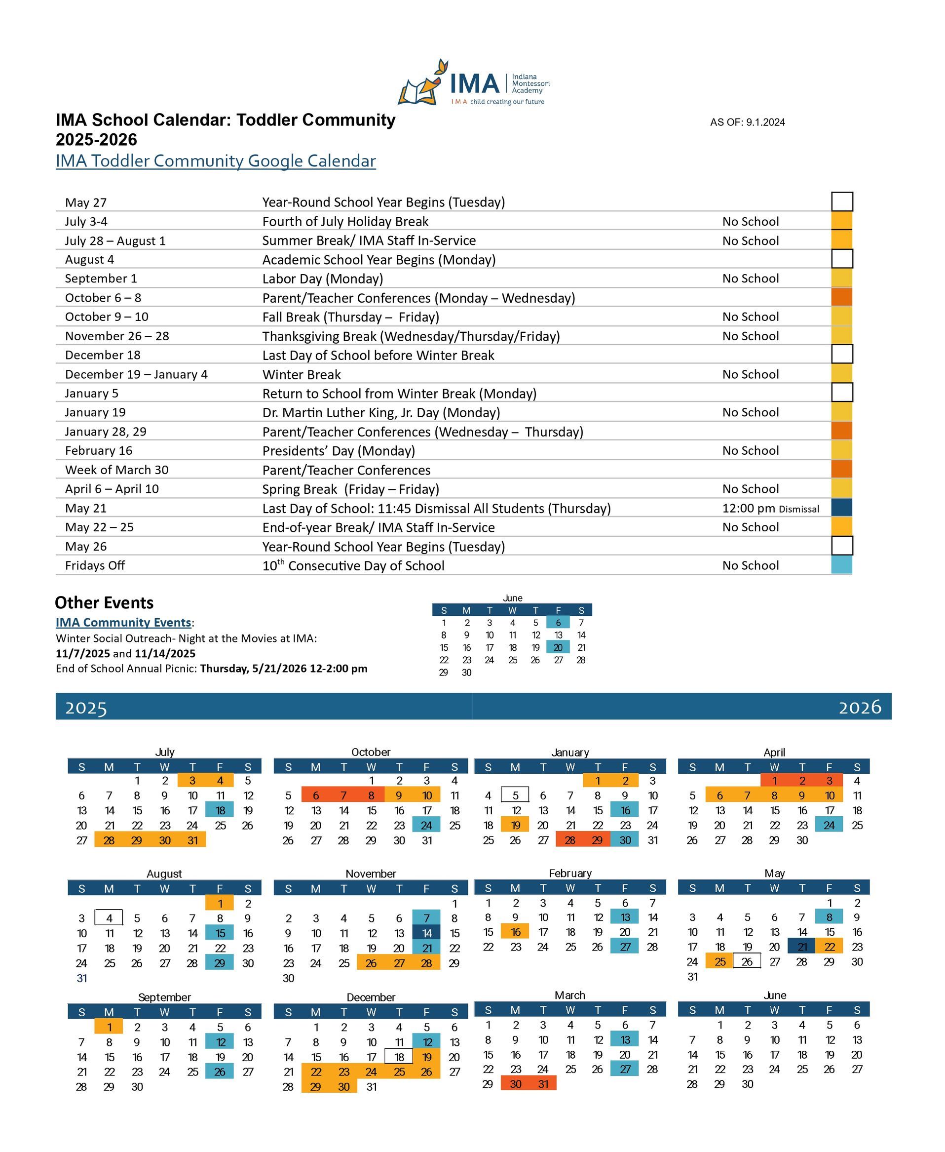 Toddler Program | Indiana Montessori Academy | Carmel, IN