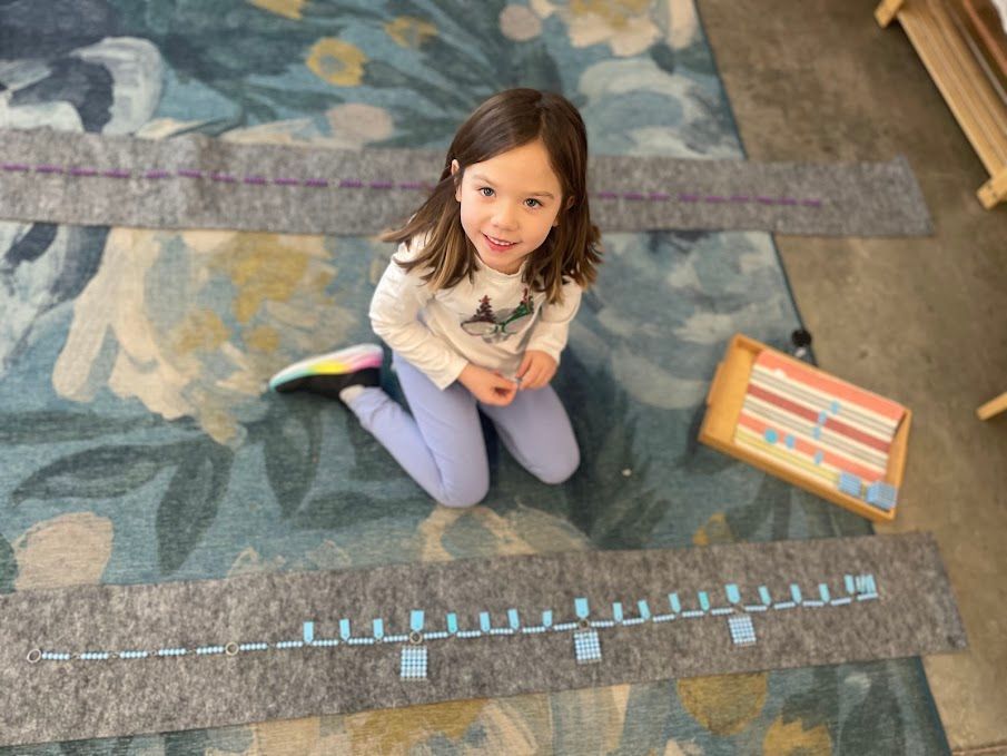 An IMA student counts the Long 5 Chain.