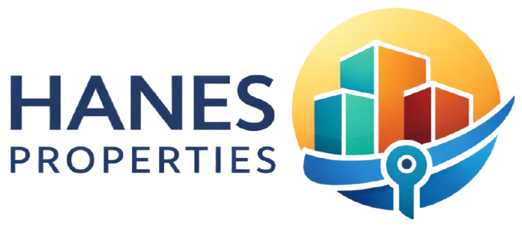 Hanes Properties Logo - header, go to homepage