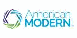 American Modern logo with teal and blue circular icon and text