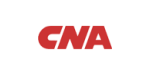 Red CNA logo in bold red letters on a white background
