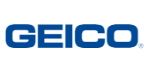 GEICO logo in blue text on a white background