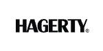 HAGERTY logo in bold black text on a white background