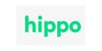 Green “hippo” logo on a light background