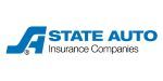 State Auto Insurance Companies logo in blue and gray text with a stylized blue “S” icon
