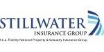 Stillwater Insurance Group logo in blue and gray text with curved blue icon