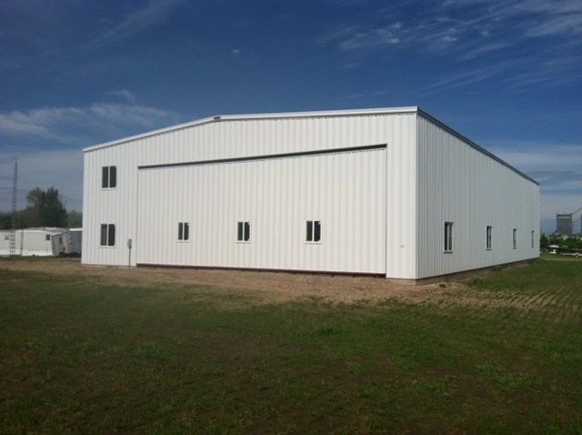 straight wall steel building