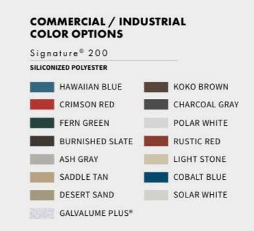 straight wall building colors