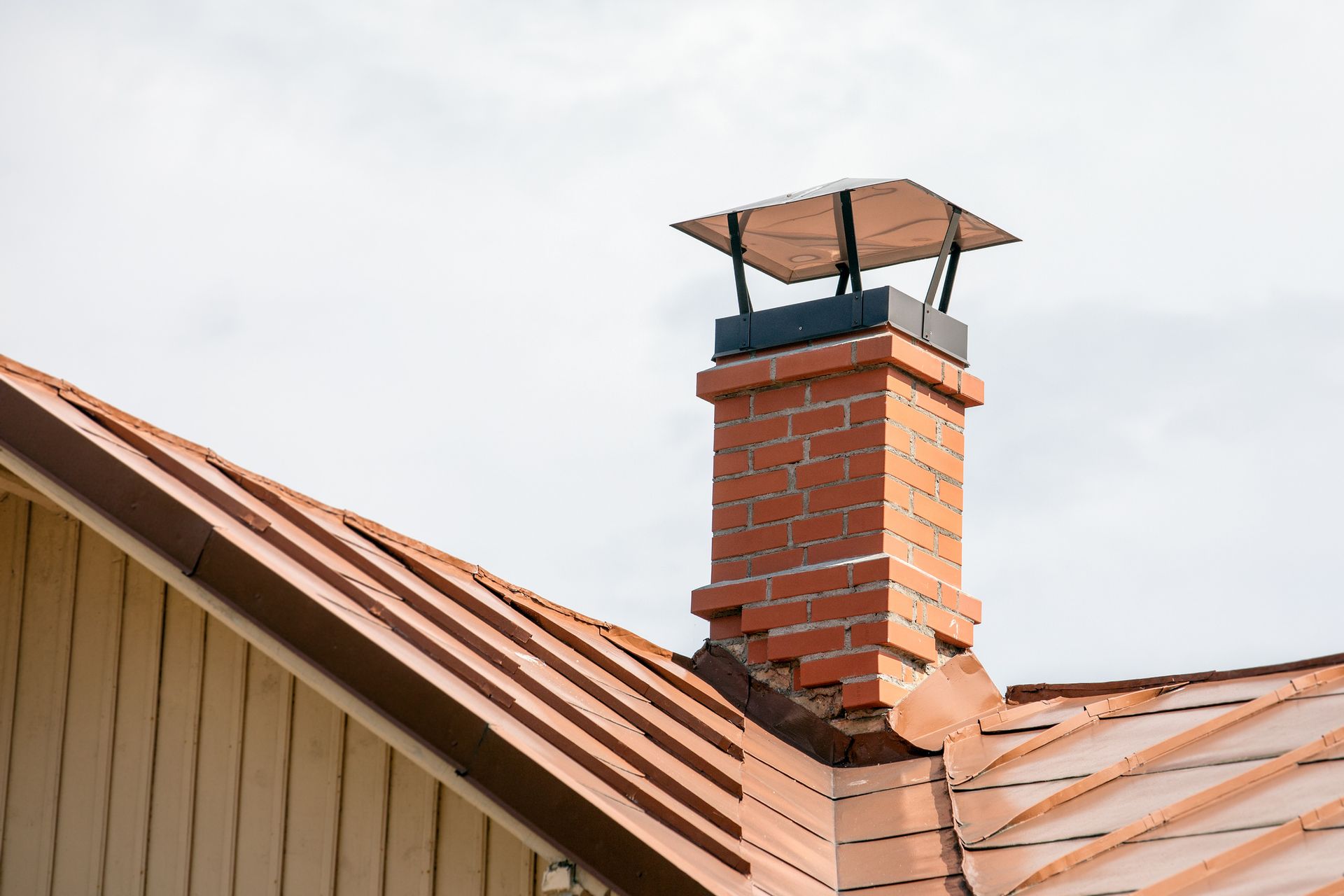 Residential chimney in St Louis Park, MN, ensuring chimney safety with annual inspection and chimney