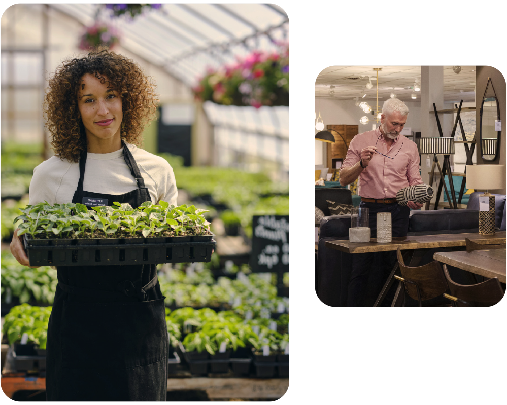 Garden Centre and Furniture store owners