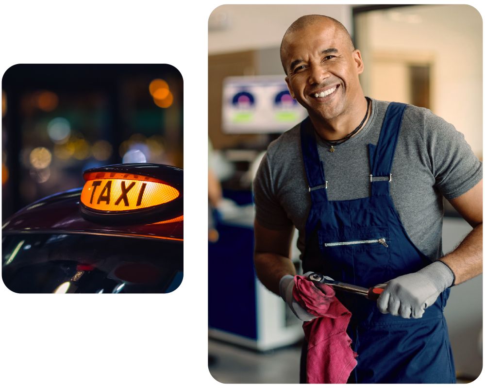Taxi and mechanic