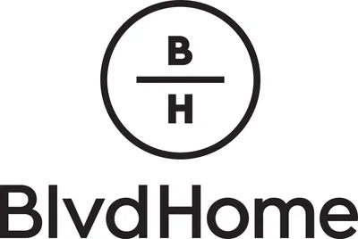 BlvdHome logo with a circular BH monogram above the wordmark on a white background