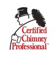 Certified Chimney Professional logo with a chimney sweep silhouette and red text