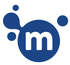 Logo blu con una 