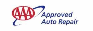 AAA Approved Auto Repair logo: red