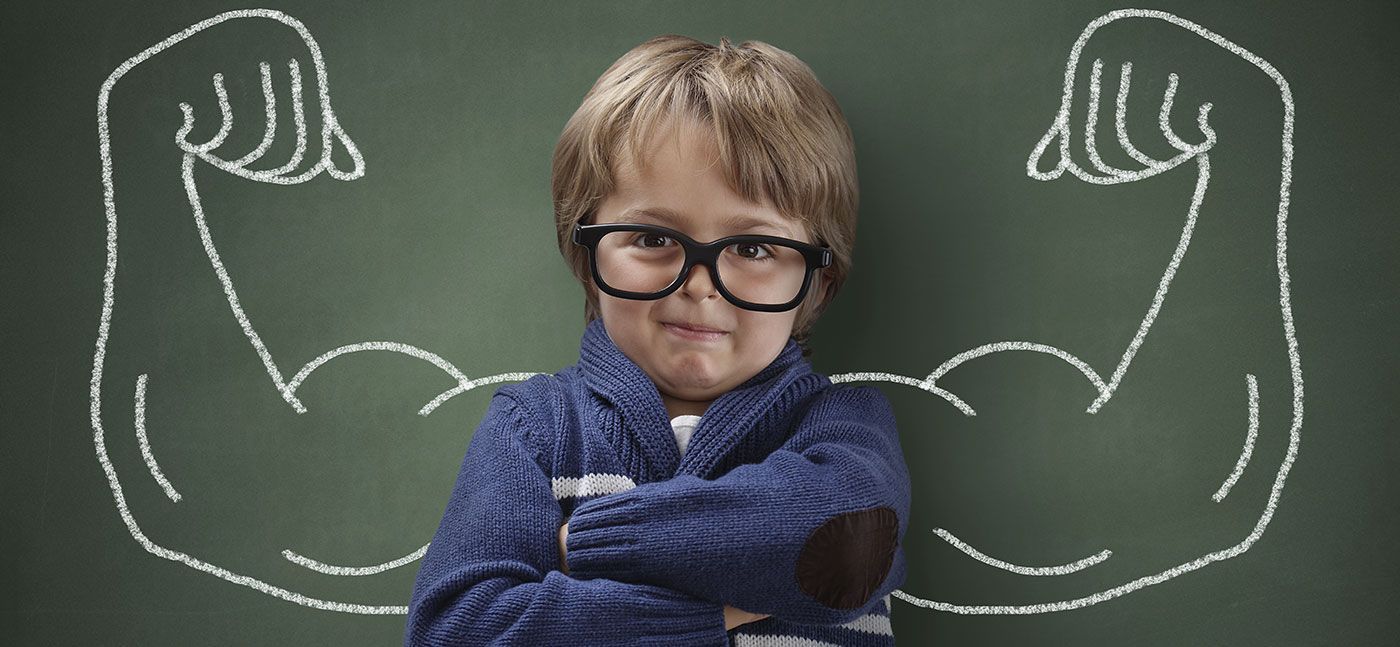 Child with Muscles drawing