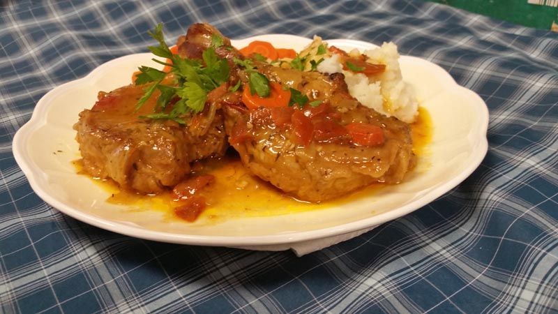 breaded pork chops