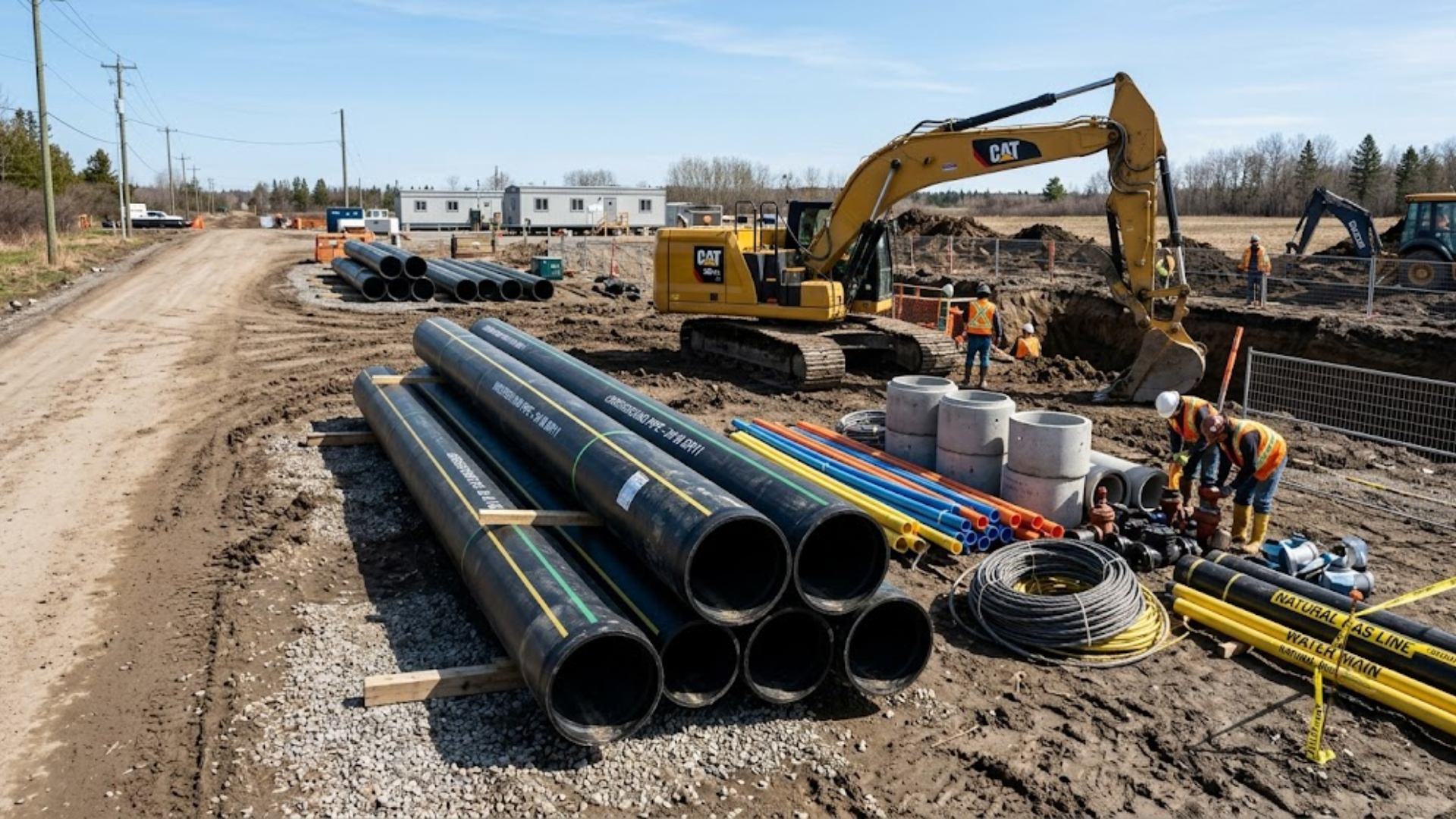 new pipeline construction and utility installation materials